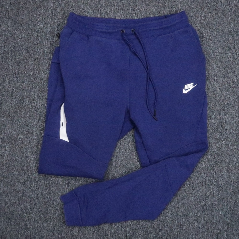 Nike Blue Sweatpants with White Logo